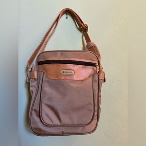 Vintage Samsonite Brown Camera Bag Small Luggage/crossbody Bag